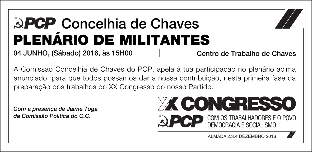 Convocatória Concelhia Chaves_pb