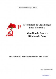 Convite_1ª A. O. Mondim de Basto  Ribeira de Pena